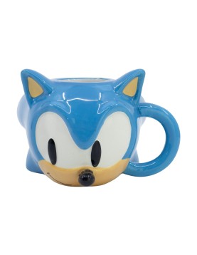 Stor: Sonic the Hedgehog - Head 3D Mug In Gift Box (350ml) (78896)