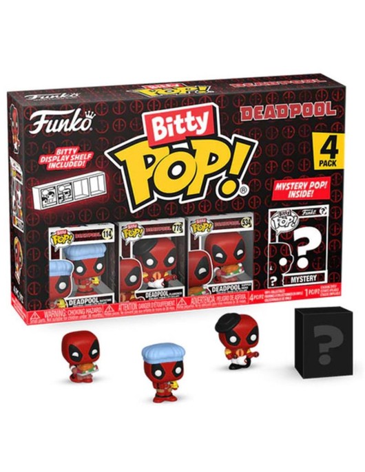 Funko Bitty Pop! 4-Pack: Deadpool - Bathtime Vinyl Figures