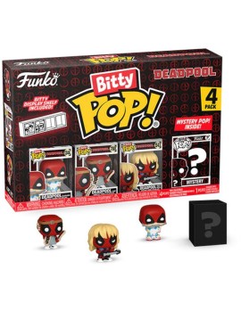 Funko Bitty Pop! 4-Pack: Deadpool - Sleepover Vinyl Figures