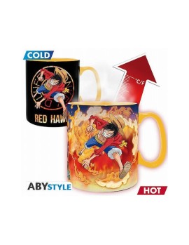 Abysse One Piece - Luffy &amp; Sabo Heat Change Mug (460ml) (ABYMUGA445)