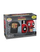 Funko Pop! & Tees (Adult): Deadpool & Wolverine - Deadpool & Wolverine Best Bubs Bobble-Head Vinyl Figure and T-Shirt (XL)