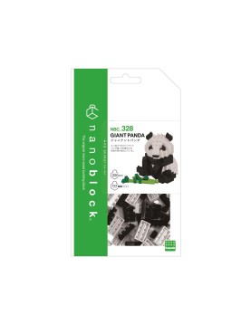 Bandai Nanoblock : Animal - Giant Panda Building Block Figure (NBC328)