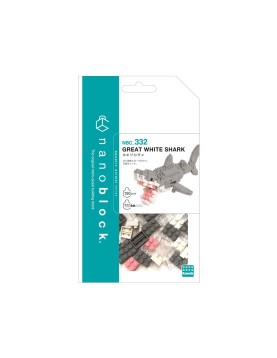Bandai Nanoblock : Animal - White Shark Building Block Figure (NBC332)