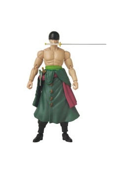 Bandai Anime Heroes: One Piece - Roronoa Zoro Three Sword Style Action Figure (37052)