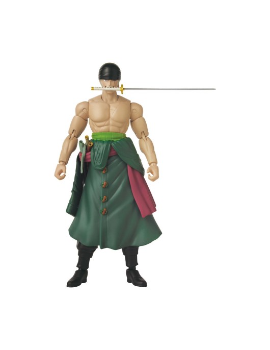 Bandai Anime Heroes: One Piece - Roronoa Zoro Three Sword Style Action Figure (37052)