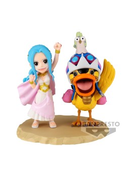 Banpresto WCF Log Stories: One Piece - Nefeltari Vivi &amp; Karoo Statue (7cm) (89559)
