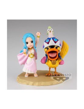 Banpresto WCF Log Stories: One Piece - Nefeltari Vivi &amp; Karoo Statue (7cm) (89559)