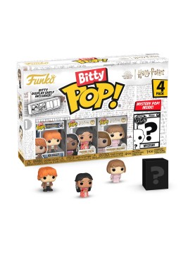 Funko Bitty Pop! 4-Pack: Harry Potter Goblet of Fire - Ron Weasley, Padma Patil, Madame Maxim, Mystery Pop! Vinyl Figures