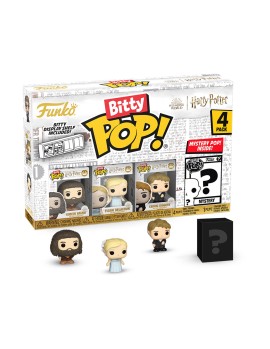 Funko Bitty Pop! 4-Pack: Harry Potter Goblet of Fire - Rubeus Hagrid, Fleur Delacour, Cedric Diggory, Mystery Pop! Vinyl Figures