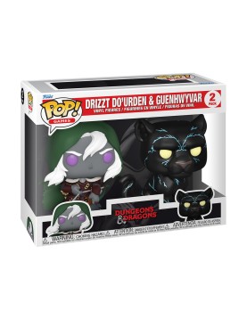 Funko Pop! Games 2-Pack: Dungeons &amp; Dragons - Drizzt Do' Urden &amp; Guenhwyvar Vinyl Figures