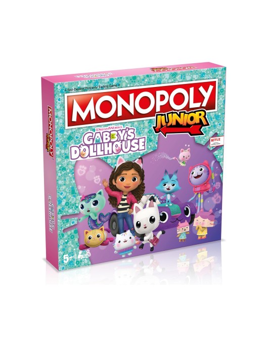 Winning Moves Monopoly Junior: Gabby's Dollhouse Επιτραπέζιο (Ελληνική Γλώσσα) (WM04157)