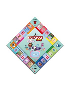 Winning Moves Monopoly Junior: Gabby's Dollhouse Επιτραπέζιο (Ελληνική Γλώσσα) (WM04157)