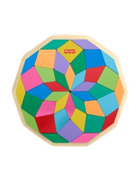 Fisher-Price - Wooden Mandala Puzzle (HXT94)