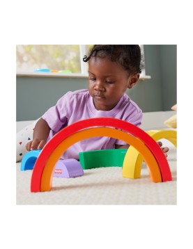 Fisher-Price - Wooden Stacking Rainbow (HXT73)