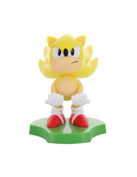 EXG Cable Guys Holdem: Sonic The Hedgehog - Super Sonic Phone and Earpods Holder (HDHMSG400608)