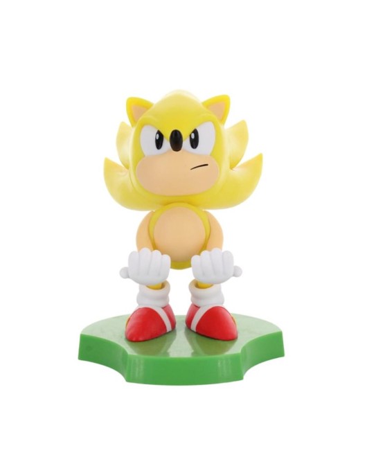 EXG Cable Guys Holdem: Sonic The Hedgehog - Super Sonic Phone and Earpods Holder (HDHMSG400608)