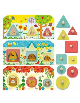 Headu Προοδευτικά Παζλ Μωρά Ζωάκια Μοντεσσόρι (50.55775)