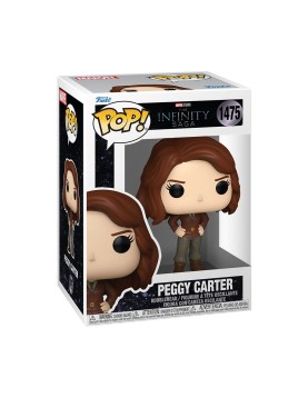 Funko Pop! Marvel: The Infinity Saga - Peggy Carter (The First Agent) #1475 Bobble-Head Vinyl Figure