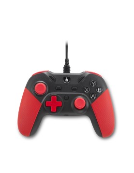Spartan Gear - Pelekys Wired Controller (compatible with PC and playstation 3) (colour: Black/Red)