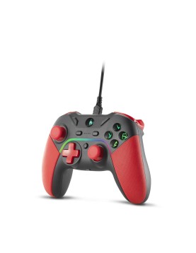 Spartan Gear - Pelekys Wired Controller (compatible with PC and playstation 3) (colour: Black/Red)