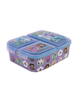 Stor: Gabby Dollhouse - Multi Compartment Sandwich Box (21220)