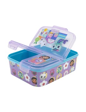 Stor: Gabby Dollhouse - Multi Compartment Sandwich Box (21220)