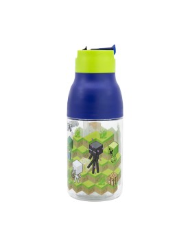 Stor: Minecraft - Isometric Double Opening Sipper Ecozen Bottle (420ml) (40465)
