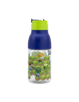 Stor: Minecraft - Isometric Double Opening Sipper Ecozen Bottle (420ml) (40465)