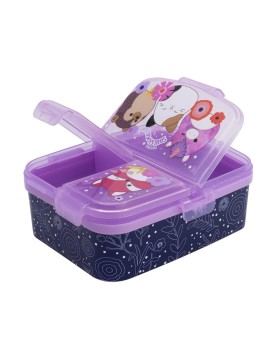 Stor: Squishmallows - Xl Multi Compartment Rectangular Sandwich Box (75899)