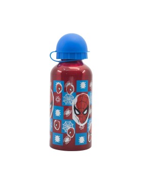 Stor: Marvel: Spiderman Arachnid Grid - Aluminium Bottle (400ml) (74734)