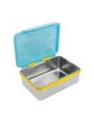 Stor: Peppa Pig Core 2022 - Stainless Steel Clamp Rectangular Sandwich Box (1100ml) (13956)