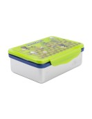 Stor: Minecraft - Isometric Stainless Steel Clamp Rectangular Sandwich Box (1100ml) (40496)