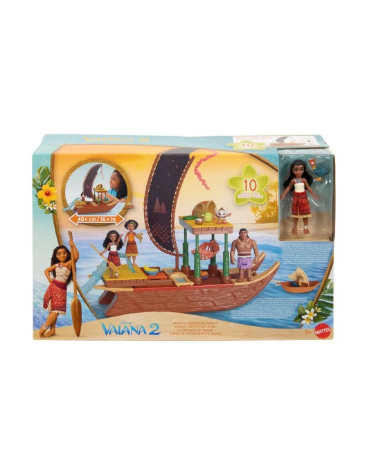Mattel Disney: Vaiana 2 - Vaiana's Adventure Canoe (JBT78​)