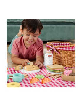 Fisher-Price - Wooden Picnic Basket Set (HXT81)