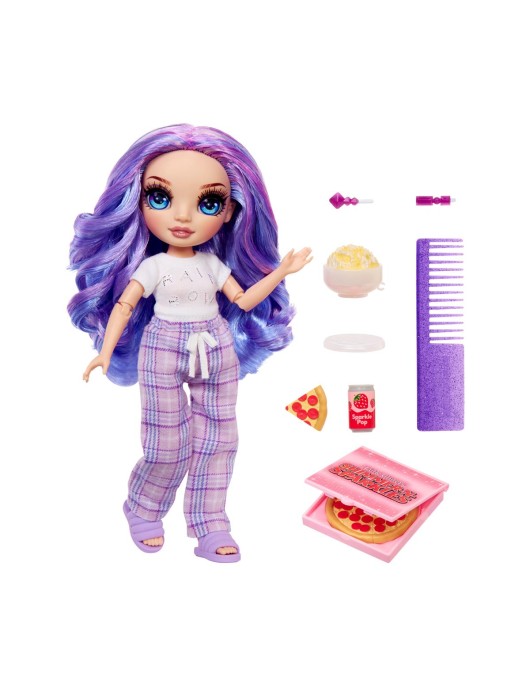 MGA Rainbow High: Junior High Pajama Party - Violet Willow Doll (503705)