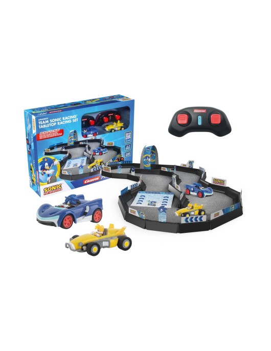 Carrera R/C Car: Team Sonic Racing™ Mini RC - 1:43 Tabletop Racing Set (370430021)