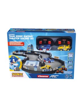 Carrera R/C Car: Team Sonic Racing™ Mini RC - 1:43 Tabletop Racing Set (370430021)