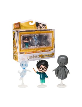 Spin Master Harry Potter: Micro Magical Moments - Harry Potter/Stag Patronus/Dementor Figures Set (6069437)