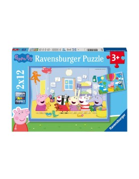 Ravensburger Puzzle: Peppa Pig - Peppa's Adventures (2x12pcs) (5574)