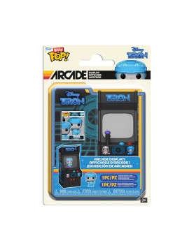 Funko Bitty Pop! Arcade Disney: Tron - Tron Display Case &amp; Vinyl Figure