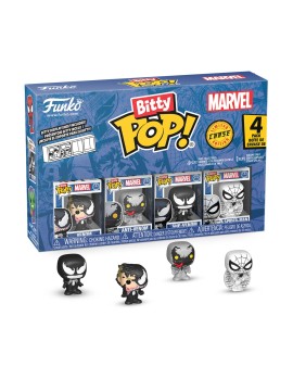 Funko Bitty Pop! 4-Pack: Spider-Man - Venom, Anti-Venom, She-Venom, Spider-Man Vinyl Figures