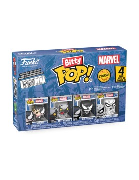 Funko Bitty Pop! 4-Pack: Spider-Man - Venom, Anti-Venom, She-Venom, Spider-Man Vinyl Figures