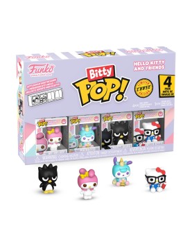 Funko Bitty Pop! 4-Pack: Hello Kitty and Friends - My Melody, Pochacco, Badtz-Maru, Chase Figure Vinyl Figures