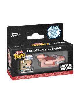 Funko Bitty Pop! Rides Disney: Star Wars - Luke Skywalker and Speeder Vinyl Figures