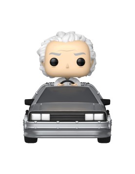 Funko Pop! Rides Deluxe: Back to the Future - Doc with Time Machine #133 Vinyl Figure