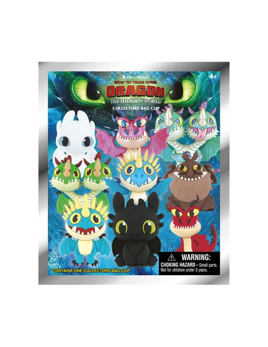 Monogram: How to Train Your Dragon (Series1) (Blind Bag/Random) 3D Foam Bag Clips Figures (76005)