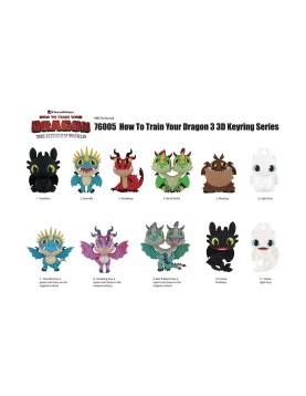 Monogram: How to Train Your Dragon (Series1) (Blind Bag/Random) 3D Foam Bag Clips Figures (76005)