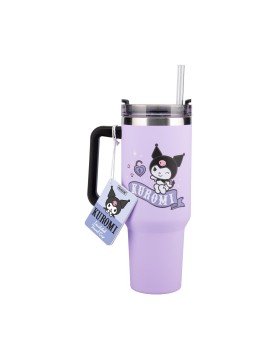 Paladone: Kuromi - Multiway Insulated Travel Cup and Straw (900ml) (PP14604KUR)