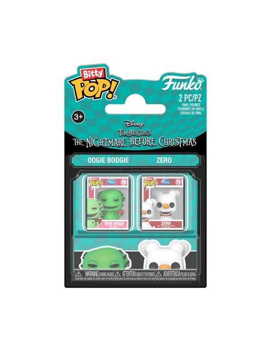 Funko Bitty Pop! 2-pack: The Nightmare Before Christmas - Oogie & Zero Vinyl Figures