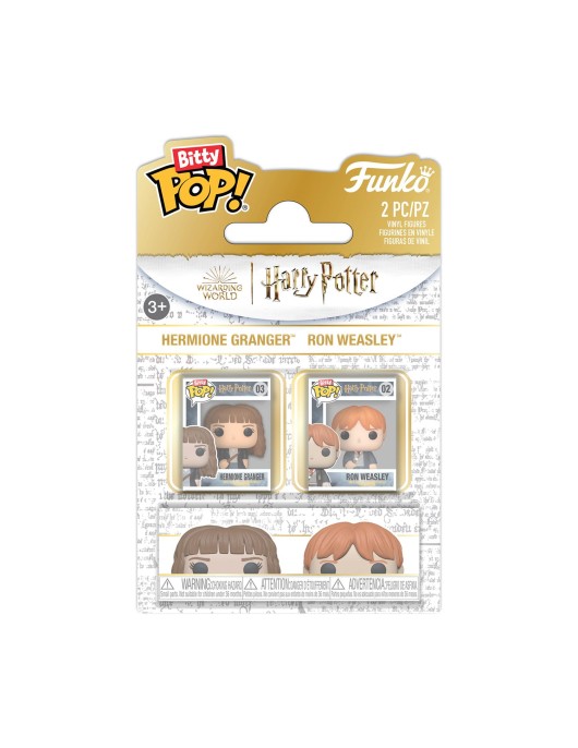 Funko Bitty Pop! 2-pack: Harry Potter - Ron & Hermione Vinyl Figures